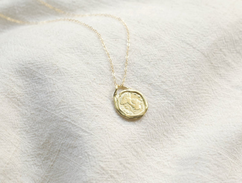 Roma Gold Coin Necklace