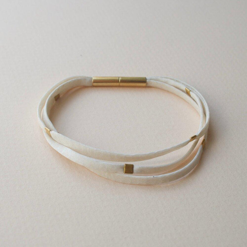 Gilded Silk Strand Bracelet | multiple colors