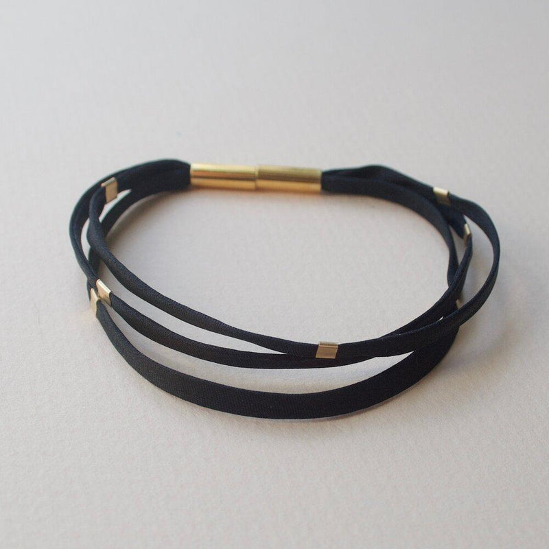 Gilded Silk Strand Bracelet | multiple colors